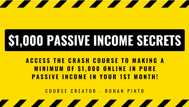 You are currently viewing [GET] $1,000 Passive Income Crash Course Download