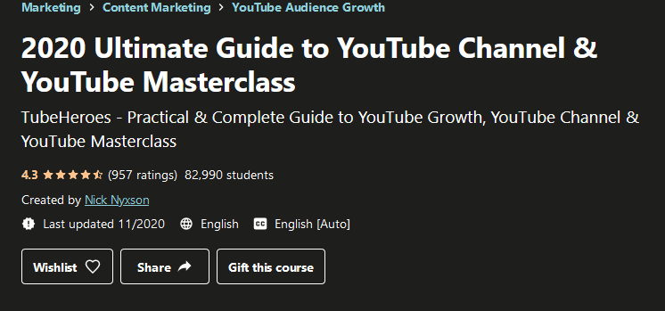 You are currently viewing [GET] 2020 Ultimate Guide to YouTube Channel & YouTube Masterclass Free Download