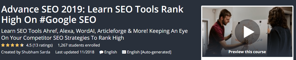 You are currently viewing [GET] Advance SEO 2019: Learn SEO Tools Rank High On #Google SEO Download