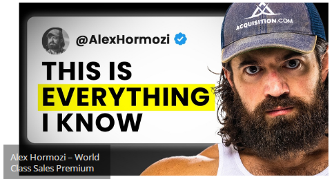 You are currently viewing Alex Hormozi – World Class Sales Premium Download