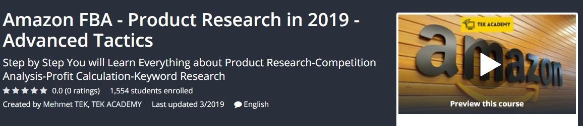 You are currently viewing [GET] Amazon FBA – Product Research in 2019 – Advanced Tactics Download