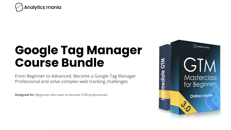 You are currently viewing Analytics Mania – Google Tag Manager Course Bundle Download