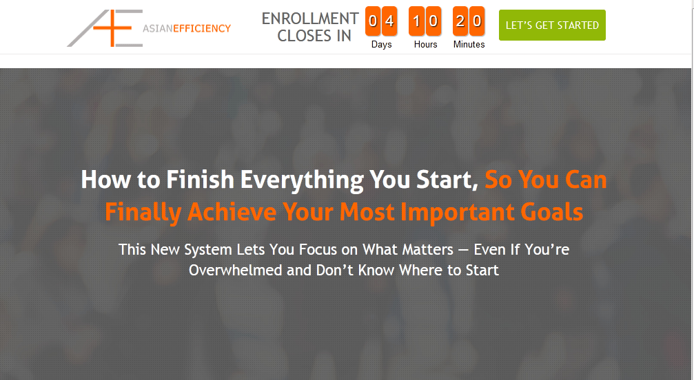 You are currently viewing [SUPER HOT SHARE] Asian Efficiency – Finisher’s Fastlane Download