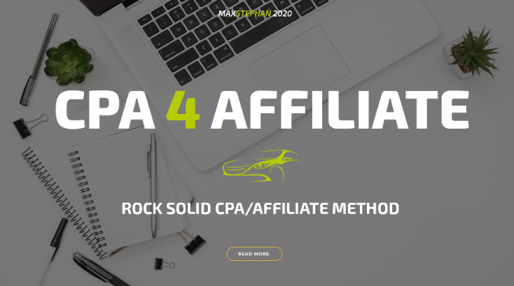 You are currently viewing [SUPER HOT SHARE] CPA 4 Affiliate – Smart 2020 CPA Method to Make $500 Daily Download