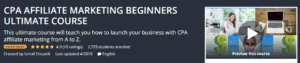Read more about the article [GET] CPA Affiliate Marketing Beginners Ultimate Course Download