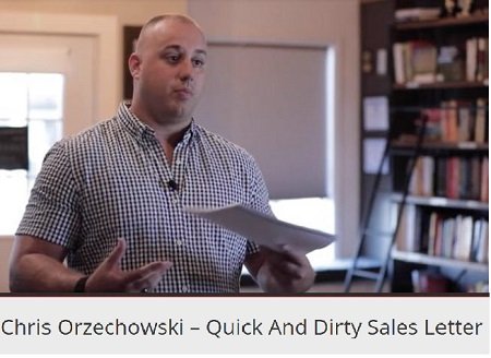 You are currently viewing [SUPER HOT SHARE] Chris Orzechowski – Quick And Dirty Sales Letter Download