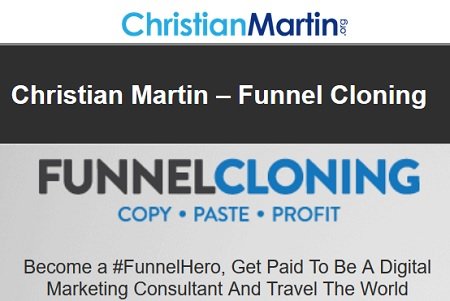 You are currently viewing [SUPER HOT SHARE] Christian Martin – Funnel Cloning Download