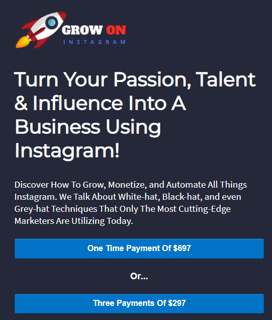 You are currently viewing [SUPER HOT SHARE] Christien Bouc – Grow On Instagram Download