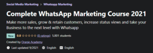 Read more about the article Complete WhatsApp Marketing Course 2021 Free Download