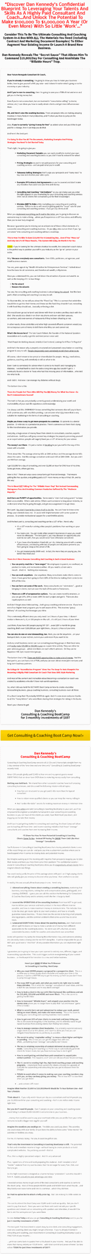 You are currently viewing [GET] Dan Kennedy – Consulting and Coaching Bootcamp $1,997 Download
