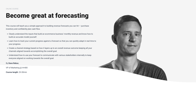 You are currently viewing Dave Rekuc (CXL) – Ecommerce Forecasting Download