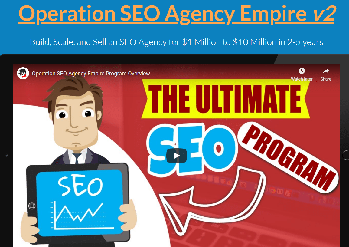 You are currently viewing [SUPER HOT SHARE] David Hood – Operation SEO Agency Empire Download