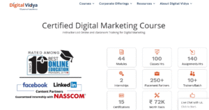 Read more about the article Digital Vidya – Certified Digital Marketing Master Course Download