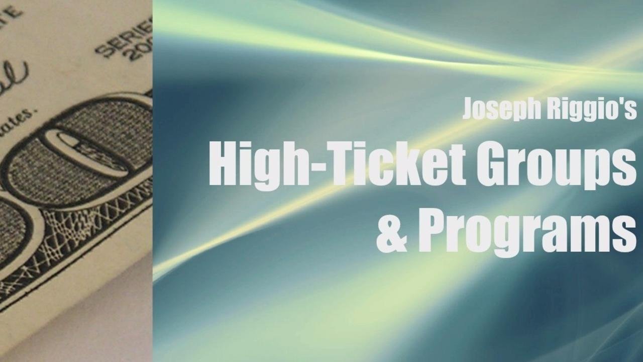 You are currently viewing [SUPER HOT SHARE] Dr. Joseph Riggio – Million-Dollar High-Ticket Groups & Programs 2.0 Download