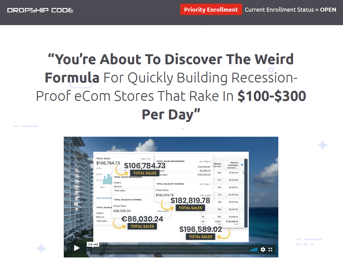 You are currently viewing [GET] Dropship Code – eCom Stores That Rake In $100-$300 Per Day Free Download