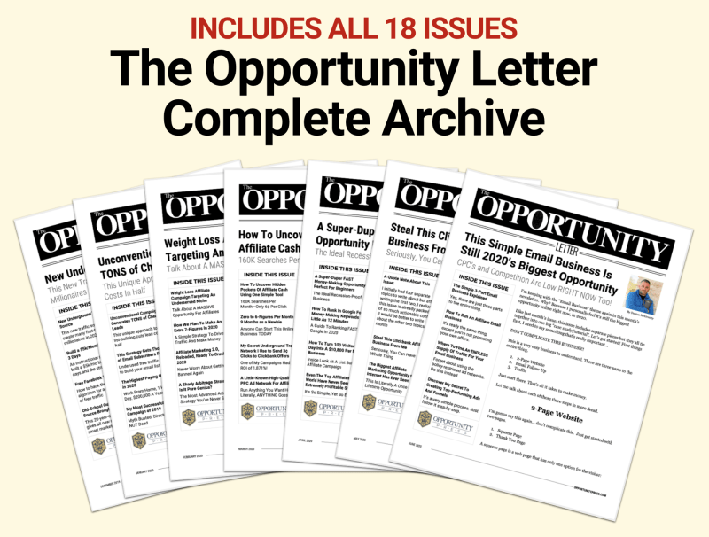 You are currently viewing Duston McGroarty – Opportunity Letter Archive Download