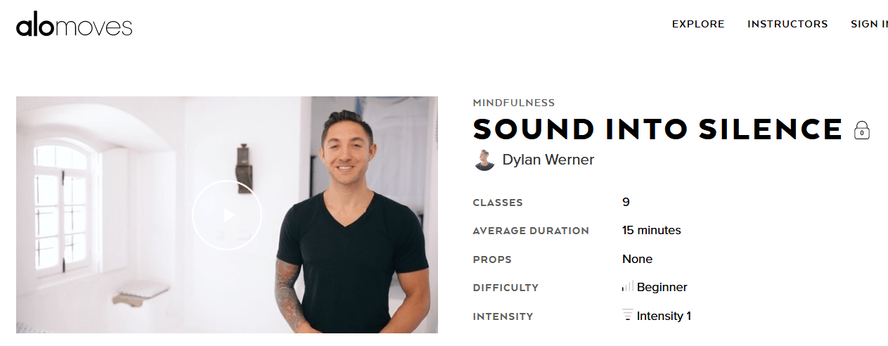 You are currently viewing [GET] Dylan Werner – AloMoves – Sound Into Silence Download