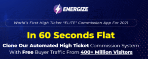 Read more about the article [GET] ENERGIZE – World’s First High Ticket *ELITE” Commission App For 2021 Free Download