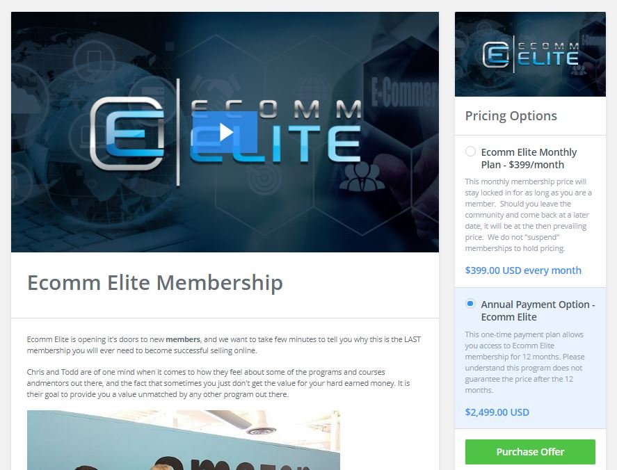 You are currently viewing [SUPER HOT SHARE] Ecomm Elite Wholesale Amazon By Todd Snively and Chris Keef Download