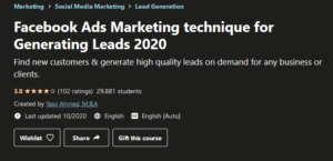Read more about the article [GET] Facebook Ads Marketing Technique For Generating Leads 2020 Free Download