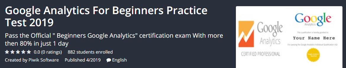 You are currently viewing [GET] Google Analytics For Beginners Practice Test 2019 Download