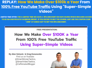 Read more about the article [SUPER HOT SHARE] Greg Kononenko – Jet Video Academy ( How We Make Over $100k a Year From 100% Free YouTube Traffic Using “Super-Simple Videos”) Download