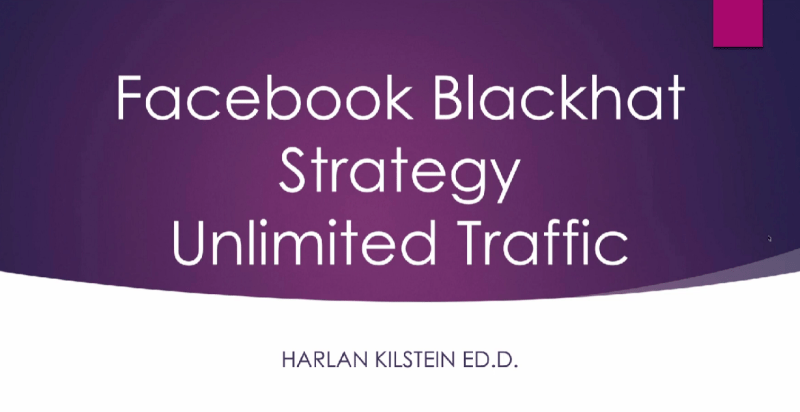 You are currently viewing Harlan Kilstein – Blackhat Facebook Traffic Download
