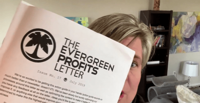 You are currently viewing Hustle & Flowchart – Evergreen Profits Newsletter 2020-2021 Download