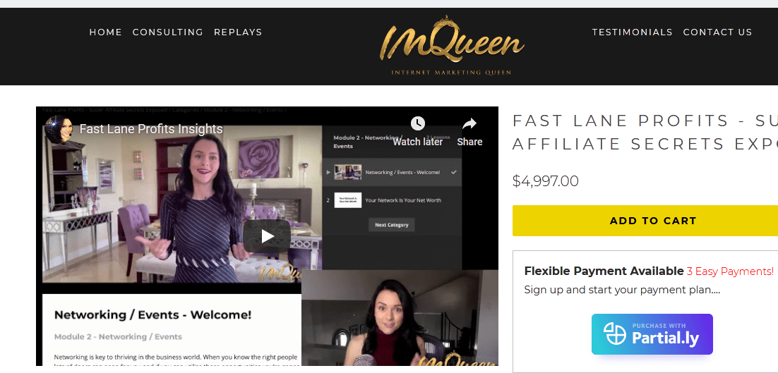 You are currently viewing [SUPER HOT SHARE] IMQueen Christina Szekeres – Fast Lane Profits Download