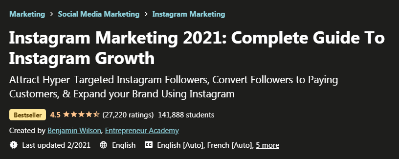 You are currently viewing Instagram Marketing 2021 – Complete Guide To Instagram Growth Free Download