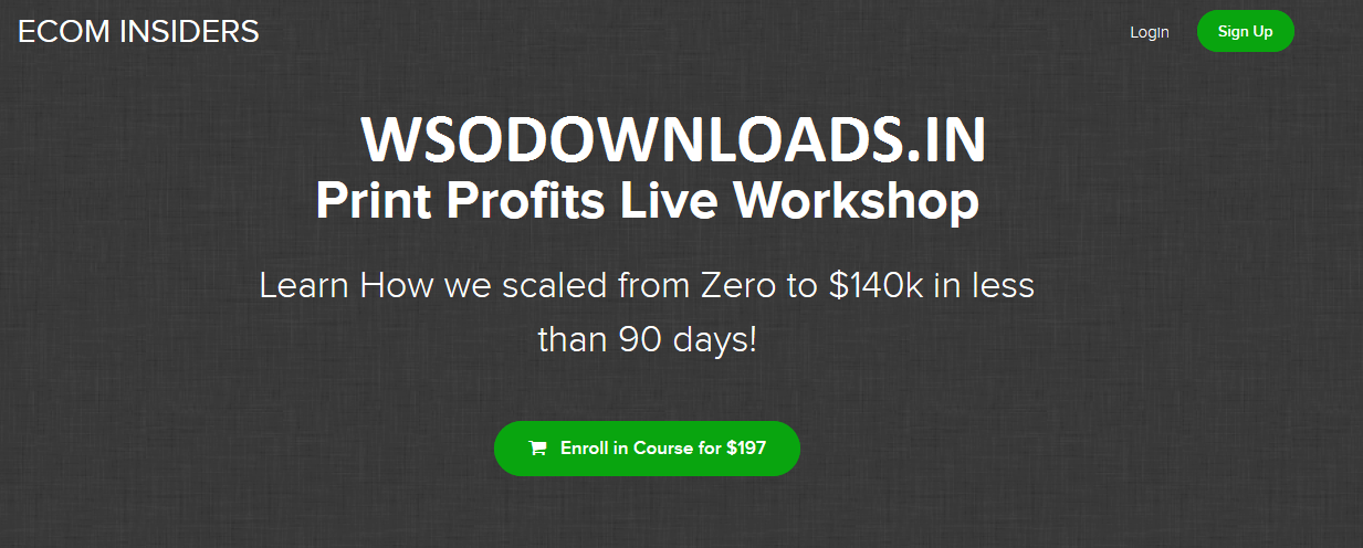 You are currently viewing [SUPER HOT SHARE] James Beattie – Print Profits Live Workshop (Scaled From Zero to $140k In Less Than 90 Days) Download