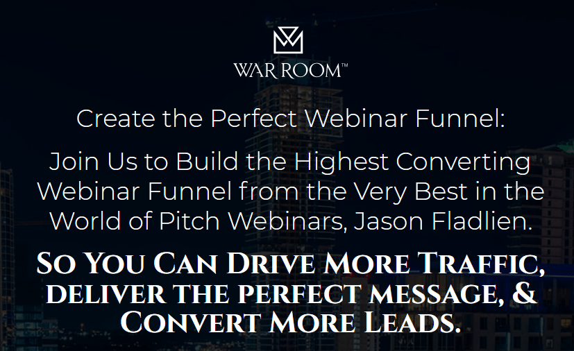 You are currently viewing [SUPER HOT SHARE] Jason Fladlien – Webinar Funnels (Warroom Mastermind) Download