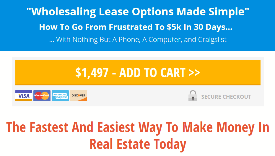 You are currently viewing [SUPER HOT SHARE] Joe McCall – Wholesaling Lease Options 2019 Download