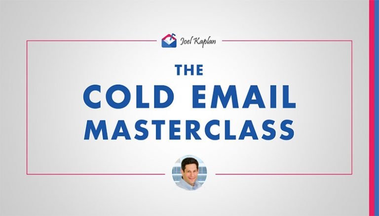 You are currently viewing [SUPER HOT SHARE] Joel Kaplan – Cold Email Masterclasses Download