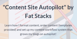 Read more about the article [SUPER HOT SHARE] Jon Dykstra – Content Site Autopilot Download