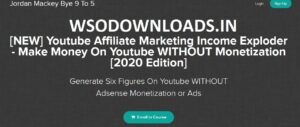 Read more about the article [SUPER HOT SHARE] Jordan Mackey – [NEW] Youtube Affiliate Marketing Income Exploder [2020 Edition] Download