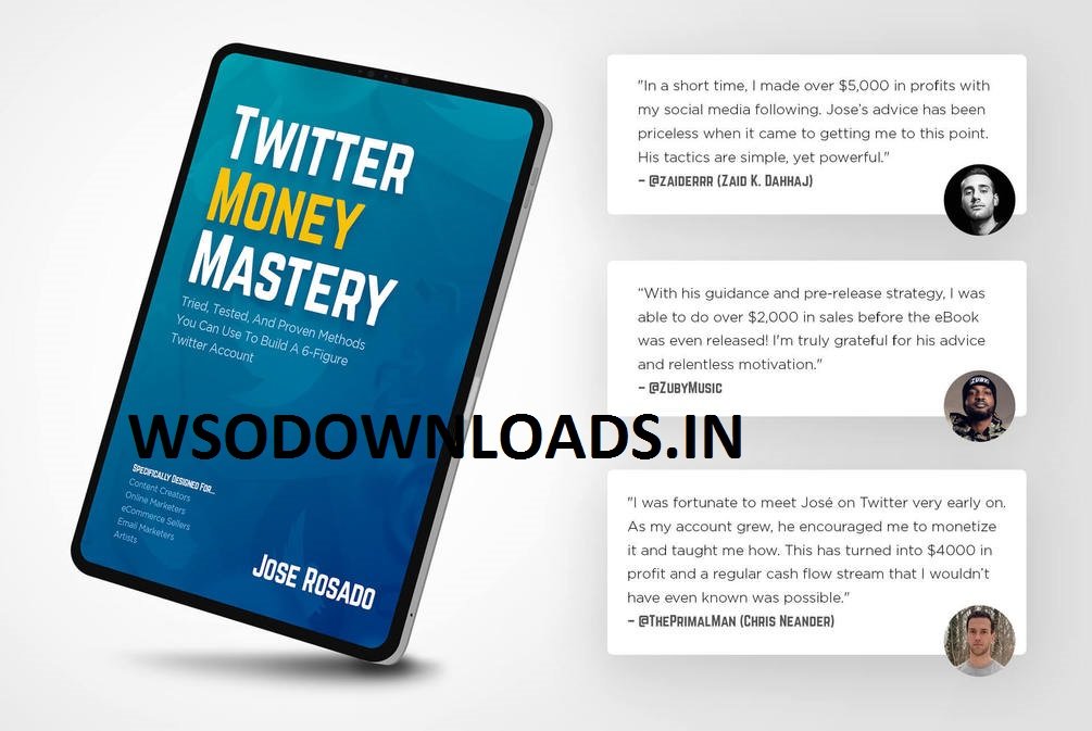 You are currently viewing [SUPER HOT SHARE] Jose Rosado – Twitter Money Mastery Download