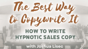 Read more about the article Joshua Lisec – HYPNO WRITING BUNDLE 2024 – The Best Way to Copywrite It + Train Ride to Greatness Download