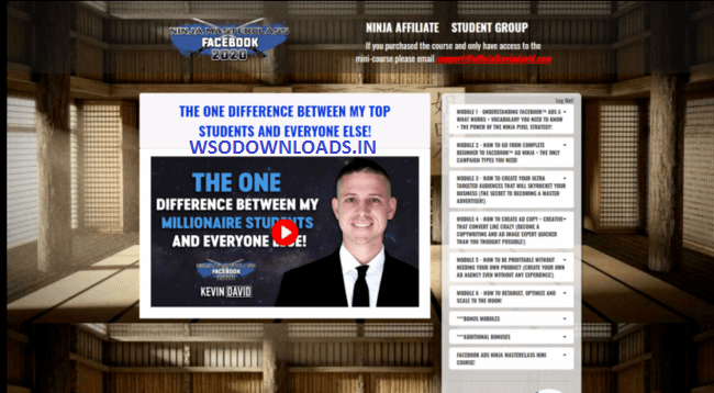 You are currently viewing [SPECIAL OFFER] Kevin David – Facebook Ads Ninja Masterclass 2020