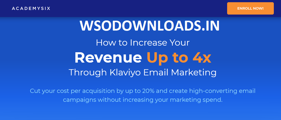 You are currently viewing [SUPER HOT SHARE] Klaviyo Email Marketing Masterclass Download