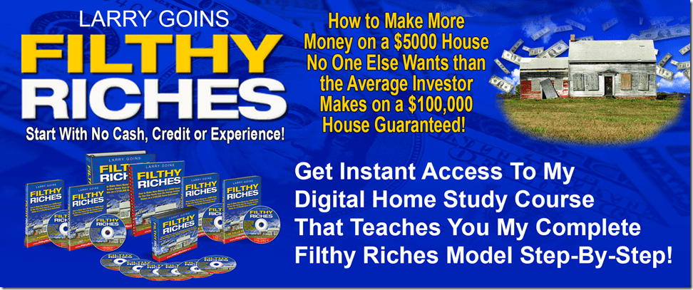 You are currently viewing Larry Goins – Filthy Riches Home Study Course Download