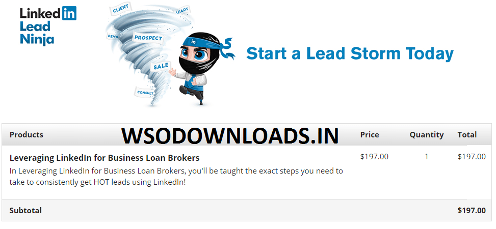 You are currently viewing [GET] Linkedin Lead Ninja – Leveraging LinkedIn for Business Loan Brokers Download