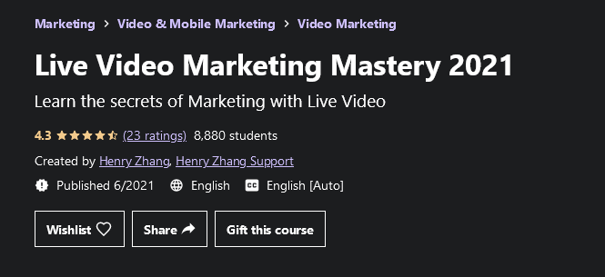 You are currently viewing Live Video Marketing Mastery 2021 Free Download