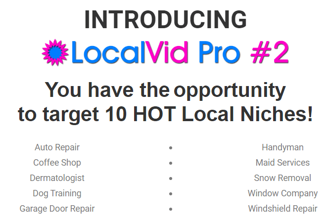 You are currently viewing [GET] LocalVid Pro 2 + OTO’s – Releasing On 20th October Free Download