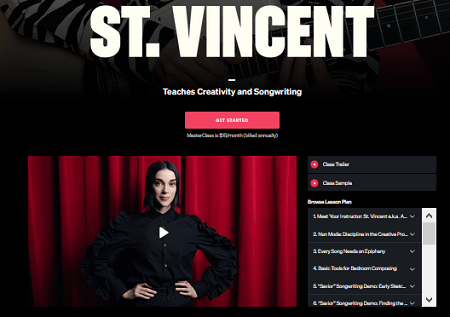 You are currently viewing [SUPER HOT SHARE] MasterClass – St. Vincent Teaches Creativity & Songwriting Download