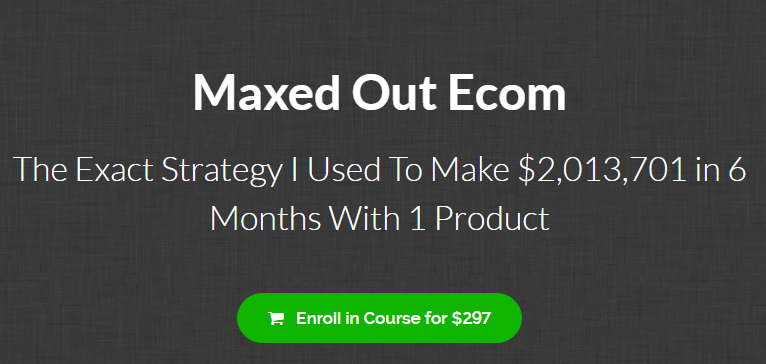 You are currently viewing [SUPER HOT SHARE] Max Aukshunas – Maxed Out eCom Download