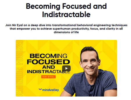 You are currently viewing MindValley – Nir Eyal – Becoming Focused & Indistractable Download