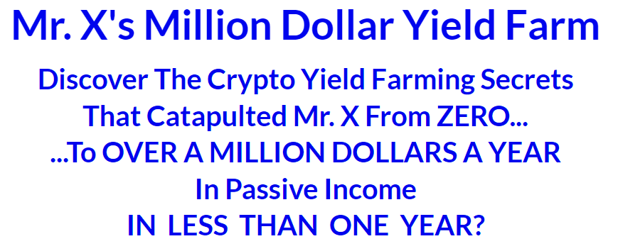 You are currently viewing Mr X’s Million Dollar Yield Farm Free Download