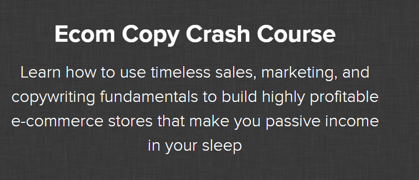 You are currently viewing Nate Schmidt – Ecom Copy Crash Course Download
