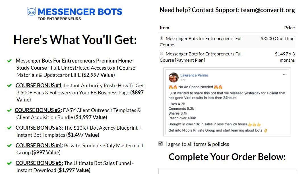 You are currently viewing [SUPER HOT SHARE] Nico Moreno – Messenger Bots for Entrepreneurs $3500 Download